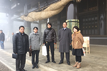2016年 岡山流通株式会社 初詣参拝の様子